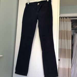 Navy J. Crew corduroy pants